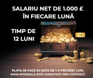 Salariu 1.000 £ / Lună