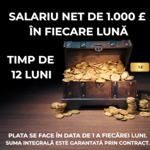 Salariu 1.000 £ / Lună