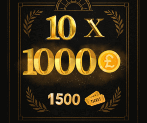 1000 GBP cash x 10 câștigători