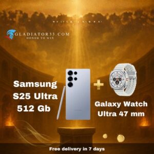 SAMSUNG S25 ULTRA + GALAXY WATCH ULTRA 47MM sau 1500 € cash alternative